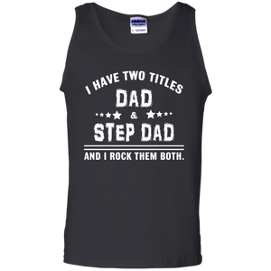 World's Best Step Dad Tank Top - TEEEVER - Black / S- Sleeveless -TeeEver.com