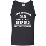 World's Best Step Dad Tank Top - TEEEVER - Black / S- Sleeveless -TeeEver.com