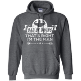 Dad of Twins I'm The Man Father's Day - Hoodie - TEEEVER - Dark Heather / S- Hoodies -TeeEver.com