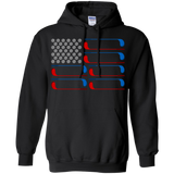 Dad American Flag Golf - July 4th Father's Day Gift - LS/Hoodie/Sweatshirt - TEEEVER - G185 Gildan Pullover Hoodie 8 oz. / Black / S- Apparel -TeeEver.com