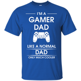 I'm A Gamer Dad Fathers Gift Advanced Warfare Console Gaming T-Shirt - TEEEVER - Royal / S- Short Sleeve -TeeEver.com