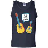 Uke I Am Your Father Funny Ukulele Gift Tank Top - TEEEVER - Navy / S- Sleeveless -TeeEver.com