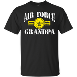 Veteran Air Force Grandpa T-Shirt - TEEEVER - Black / S- T-Shirts -TeeEver.com