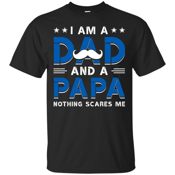 A Dad and A Papa. Funny Family - Daddy Fathers Day Gift T-Shirt - TEEEVER - Black / S- Short Sleeve -TeeEver.com