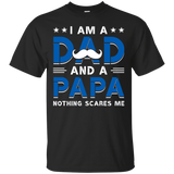 A Dad and A Papa. Funny Family - Daddy Fathers Day Gift T-Shirt - TEEEVER - Black / S- Short Sleeve -TeeEver.com