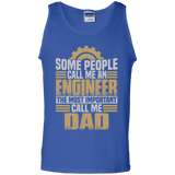Great Gifts For Father's Day. Funny - For Engineer Dad Tank Top - TEEEVER - Royal / S- Sleeveless -TeeEver.com
