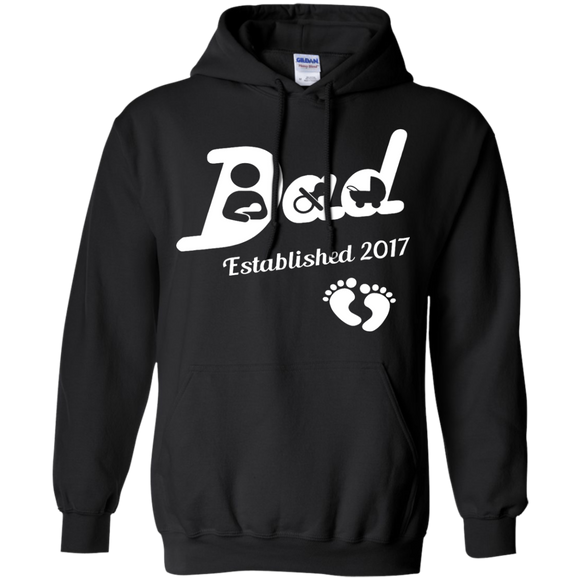 Happy First Time Dad - Best Gift Father's Day 2017 Hoodie - TEEEVER - Black / S- Sweatshirts -TeeEver.com