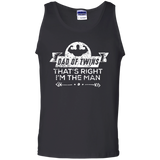 Dad of Twins I'm The Man Father's Day - Tank Top - TEEEVER - Black / S- Sleeveless -TeeEver.com