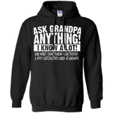 Mens Ask Grandpa Anything - Funny Gift for Father's Day LS/Hoodie/Sweatshirt