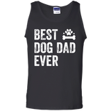 Best Dog Dad Ever  Tank Top - TEEEVER - Black / S- T-Shirts -TeeEver.com