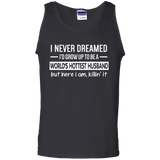World's Hottest Husband Father's Day Tank Top - TEEEVER - Black / S- T-Shirts -TeeEver.com