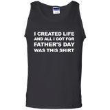 Fathers Day Gift from Wife Daughter Son Tank Top - TEEEVER - Black / S- Sleeveless -TeeEver.com