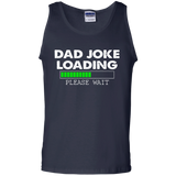 Dad Joke Loading Funny Joker Father Gift Tank Top - TEEEVER - Navy / S- T-Shirts -TeeEver.com