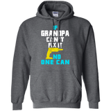 Village Mens If Grandpa Can't Fix It no-one can Hoodie - TEEEVER - Dark Heather / S- Hoodies -TeeEver.com