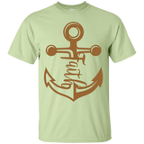 Anchored Faith, Black Lives Matter,Father's Day T-Shirt - Pistachio / S- Short Sleeve -TeeEver.com