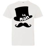 Father's Day - Big Man Little Man for Son - Jersey Tee - TEEEVER - Youth Jersey Tee / White / YXS- Apparel -TeeEver.com