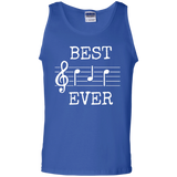 Best Dad Ever Music - Cute Funny Saying Fathers Day Gift Tank Top - TEEEVER - Royal / S- T-Shirts -TeeEver.com