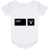 Copy And Paste - Ctrl-V for Son - Baby Onesie 6,12,24 month TEEEVER - Baby Onesie 24 Month / White / One Size- Apparel -TeeEver.com