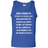 Mens Dad - Happy Father's Day Father's Day Gift Tank Top - TEEEVER - Royal / S- Sleeveless -TeeEver.com