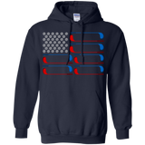 Dad American Flag Golf - July 4th Father's Day Gift - LS/Hoodie/Sweatshirt - TEEEVER - G185 Gildan Pullover Hoodie 8 oz. / Navy / S- Apparel -TeeEver.com