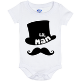 Father's Day - Big Man Little Man for Son - Baby Onesie 6,12,24 Month - TEEEVER - Baby Onesie 6 Month / White / One Size- Apparel -TeeEver.com