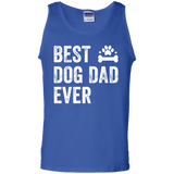 Best Dog Dad Ever  Tank Top - TEEEVER - Royal / S- T-Shirts -TeeEver.com