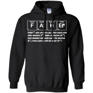 Father Chemistry Funny - Gift For Father's Day Hoodie - TEEEVER - Black / S- Hoodies -TeeEver.com