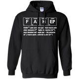 Father Chemistry Funny - Gift For Father's Day Hoodie - TEEEVER - Black / S- Hoodies -TeeEver.com