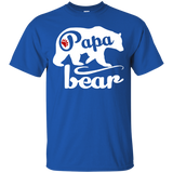 Papa Bear - Father's Day - papa - father day gift T-Shirt - TEEEVER - Royal / S- Short Sleeve -TeeEver.com