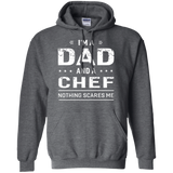 I'm A Dad And Chef - For Men Father Funny Gift Hoodie - TEEEVER - Dark Heather / S- Hoodies -TeeEver.com