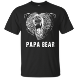 Papa Bear - Best gift for Dad T-Shirt - TEEEVER - Black / S- Short Sleeve -TeeEver.com