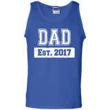 Men's First Time Dad 2017 Fathers Day Tank Top - TEEEVER - Royal / S- Sleeveless -TeeEver.com
