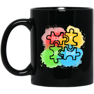 Autism Awareness Light it up Blue MUGS