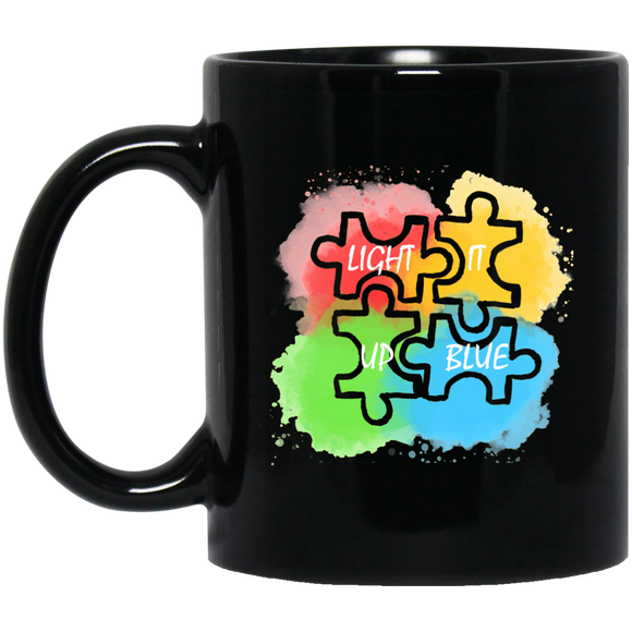 Autism Awareness Light it up Blue MUGS