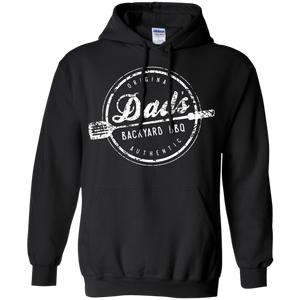 Mens Dad's Backyard BBQ - Grilling Cute Father's Day Gift Hoodie - TEEEVER - Black / S- Hoodies -TeeEver.com