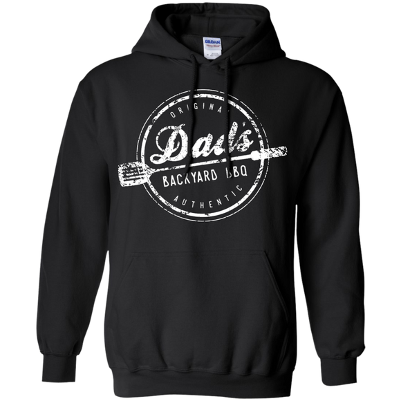 Mens Dad's Backyard BBQ - Grilling Cute Father's Day Gift Hoodie - TEEEVER - Black / S- Hoodies -TeeEver.com