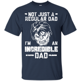 Father's Day Not Regular Dad Graphic T-Shirt - TEEEVER - Navy / S- Short Sleeve -TeeEver.com