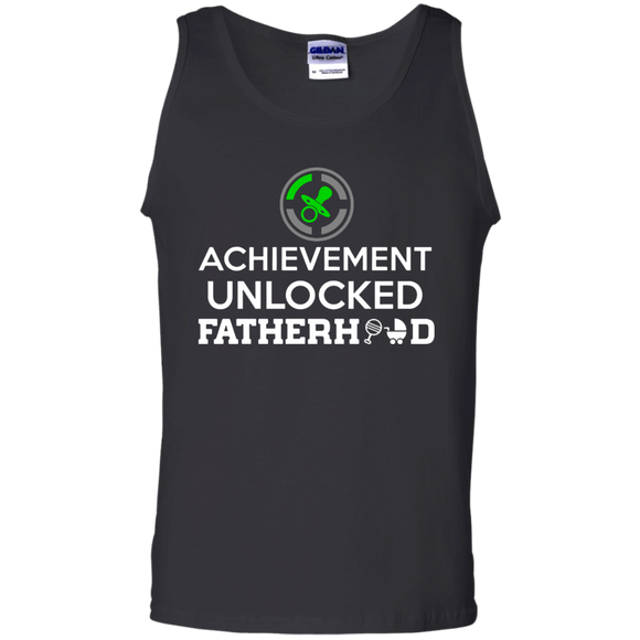 Daddy Gamer Gift Dad To Be New - First Father's Day - Tank Top - TEEEVER - Black / S- Sleeveless -TeeEver.com