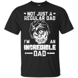 Father's Day Not Regular Dad Graphic T-Shirt - TEEEVER - Black / S- Short Sleeve -TeeEver.com