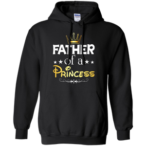 Daughter of A King Father of A Princess Matching Hoodie - TEEEVER - Black / S- Sweatshirts -TeeEver.com