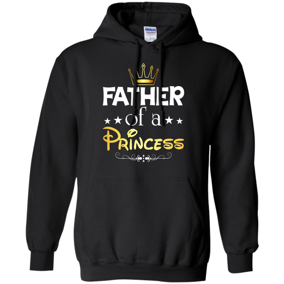 Daughter of A King Father of A Princess Matching Hoodie - TEEEVER - Black / S- Sweatshirts -TeeEver.com