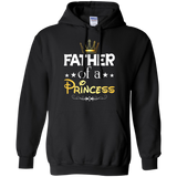 Daughter of A King Father of A Princess Matching Hoodie - TEEEVER - Black / S- Sweatshirts -TeeEver.com