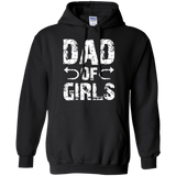 Dad of Girls - Funny Father's Day Gift From Daughter Hoodie - TEEEVER - Black / S- Sweatshirts -TeeEver.com