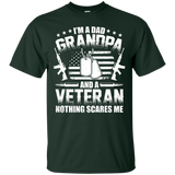 I'm A Dad Grandpa Veteran Father's Day T-Shirt - Forest Green / Small- T-Shirts -TeeEver.com