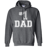 #1 Dad Number One Father's Day Vintage Style Hoodie - TEEEVER - Dark Heather / S- Hoodies -TeeEver.com