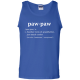 Paw-paw Definition Funny Gift For GrandFather Tank Top - TEEEVER - Royal / S- T-Shirts -TeeEver.com