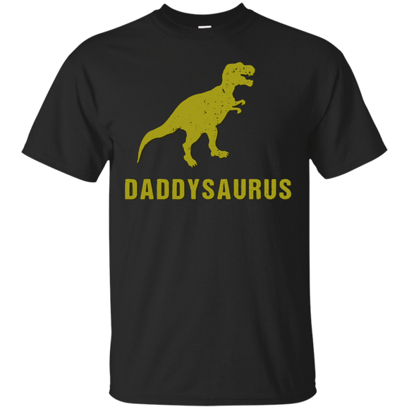 Daddysaurus Shirt Funny Fathers Day Gift from Kids Toddler T-Shirt - TEEEVER - Black / S- T-Shirts -TeeEver.com