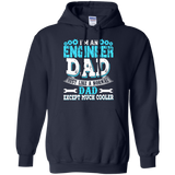 Funny - For Cool Engineer Dad Hoodie - TEEEVER - Navy / S- Hoodies -TeeEver.com