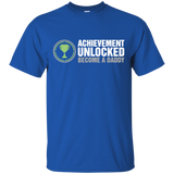 Achievement Unlocked, Become A Daddy - T-Shirt - TEEEVER - Royal / S- Short Sleeve -TeeEver.com