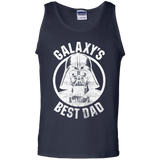 Star Wars Father's Day Galaxy's Best Dad Graphic - Tank Top - TEEEVER - Navy / S- Sleeveless -TeeEver.com